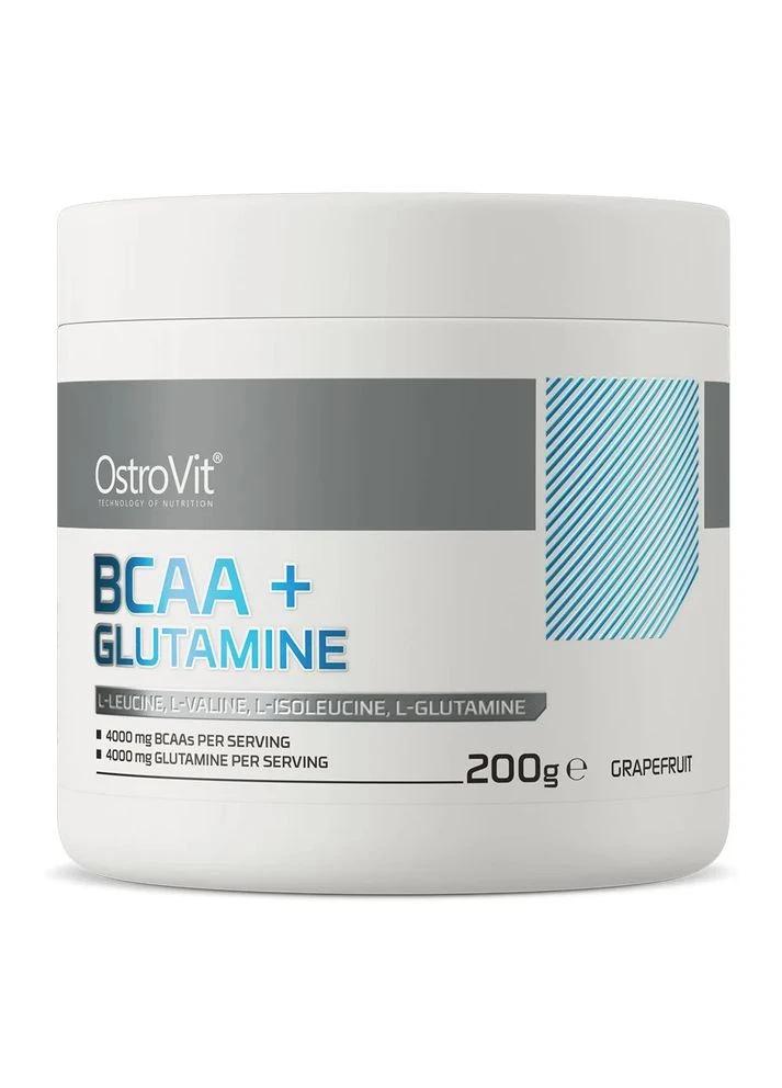 BCAA + Glutamine 200 г Грейпфрут Ostrovit (361118456)