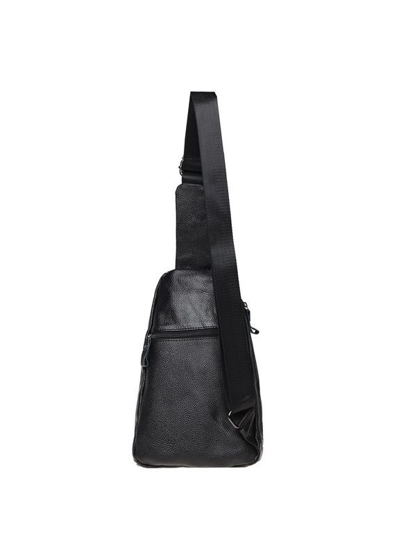 Чоловічий шкіряний рюкзак через плече K1029-black Borsa Leather (322189610)