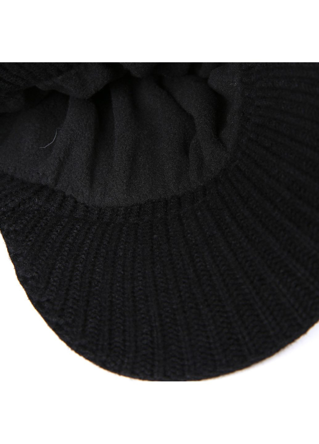 Шапка по голове с козырьком мужская вискоза черная ДЖАР 902-220 LuckyLOOK 902-220М (362623923)