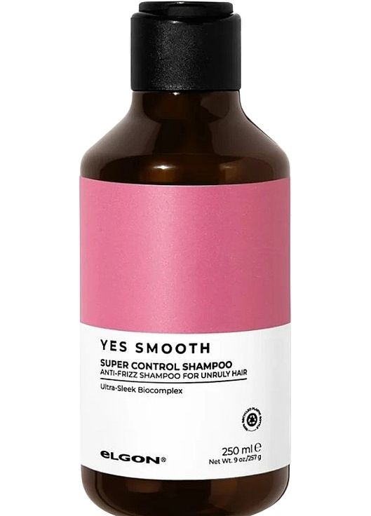 Шампунь для неслухняного волосся Yes Smooth Super Control Shampoo 250ml (1314323-8080447) Elgon (368656827)