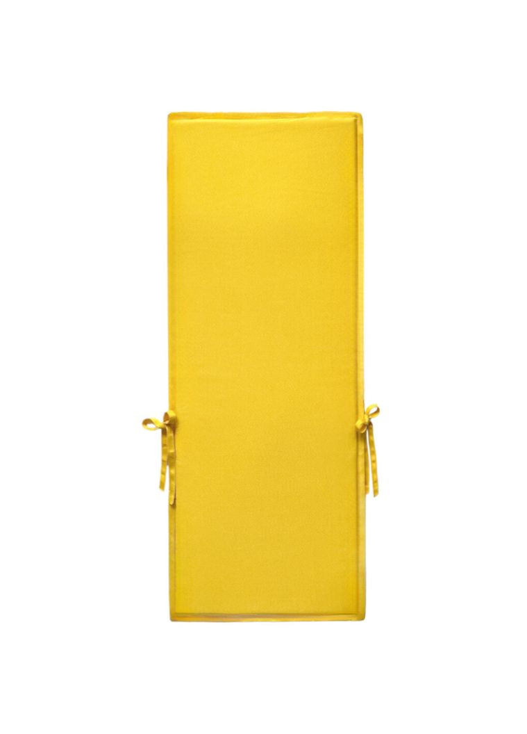 Матрас для лежака, шезлонга 150х50х4 см, желтый. No Brand (325482270)