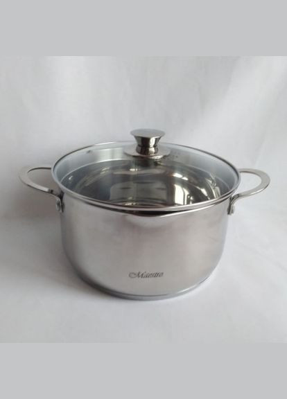 Кастрюля нержавейка с крышкой 24 см, 5 л (MR-3510-24) Maestro (334712892)