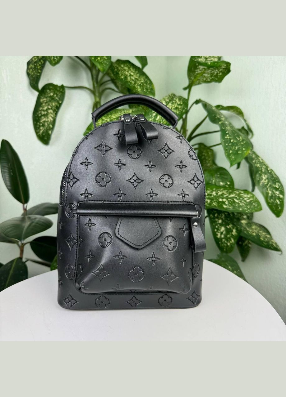 Жіночий рюкзачок маленький Чорний No Brand (301083221)