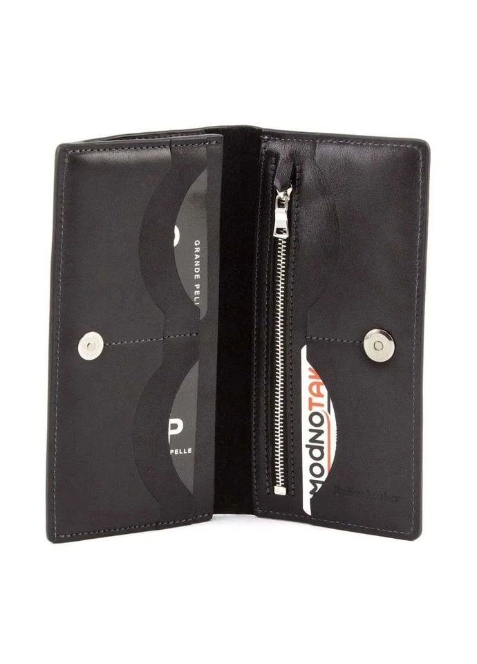 Портмоне чоловіче Grande Pelle 512610 GP чорне натуральна шкіра 19.5×10 см No Brand (400878437)