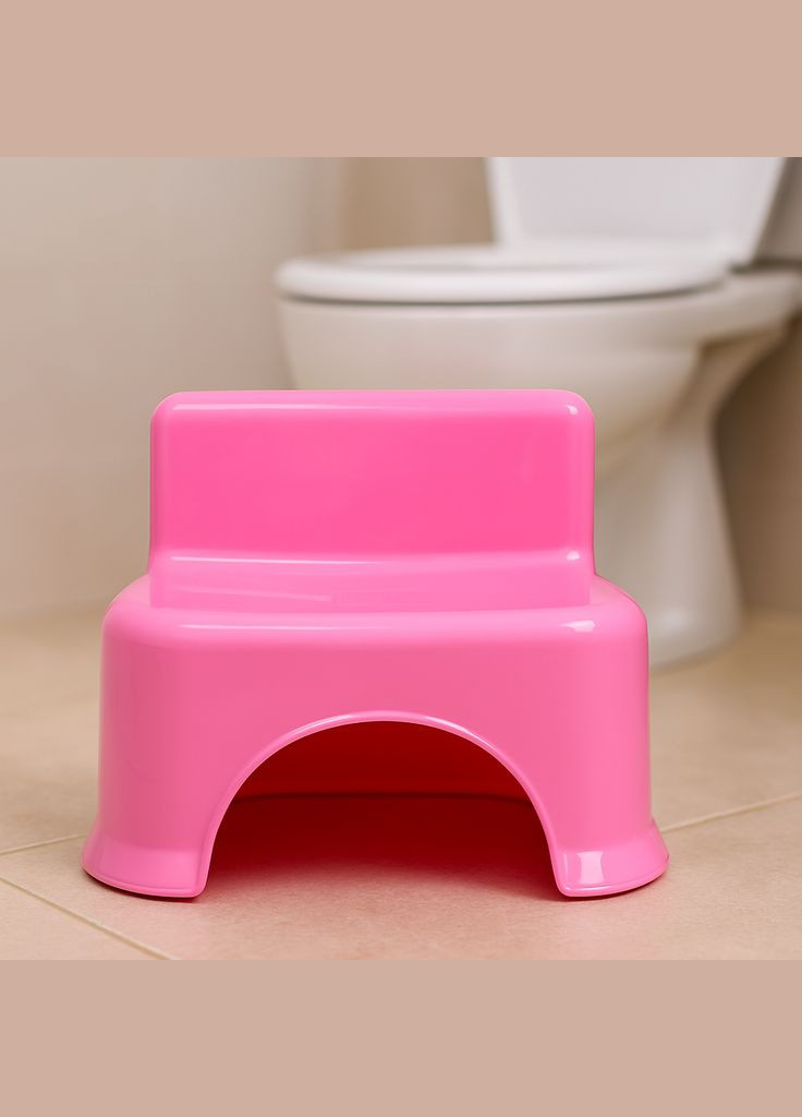 Подставка-стульчик для ребёнка Розовая (3165 02) Bursev Plastik (325696350)