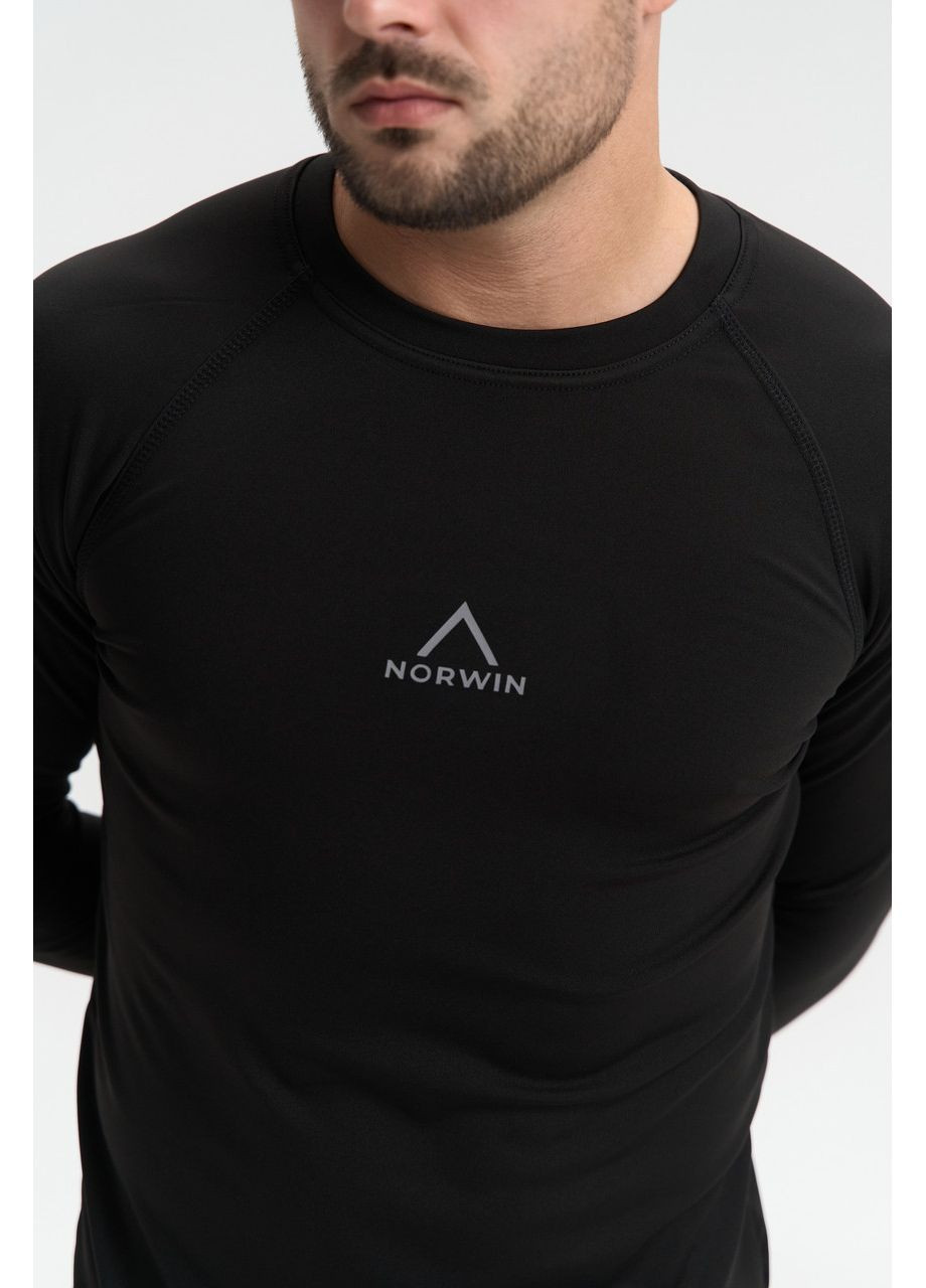 Термобілизна чоловіча зимова на флісі Black No Brand Norwin (369716632)