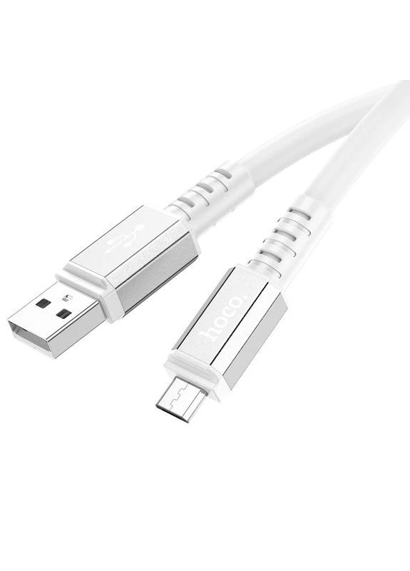 Дата кабель X85 Strength USB to MicroUSB (1m) White Hoco (386034178)