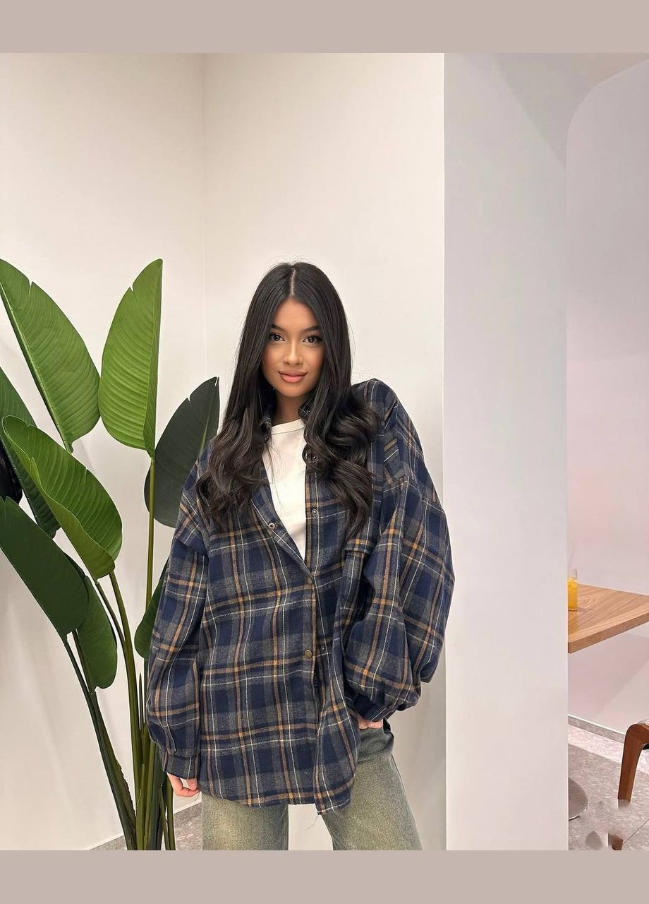 Сорочка у клітинку з кашеміру Adelante (322934860)