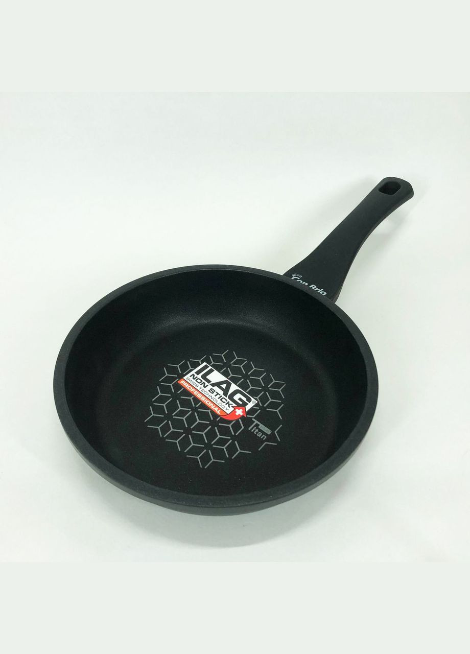 Сковорода 20 см CB-2025 антипригарне покриття Titan Plus лита, сковорода якісна на плиту Con Brio (364665149)