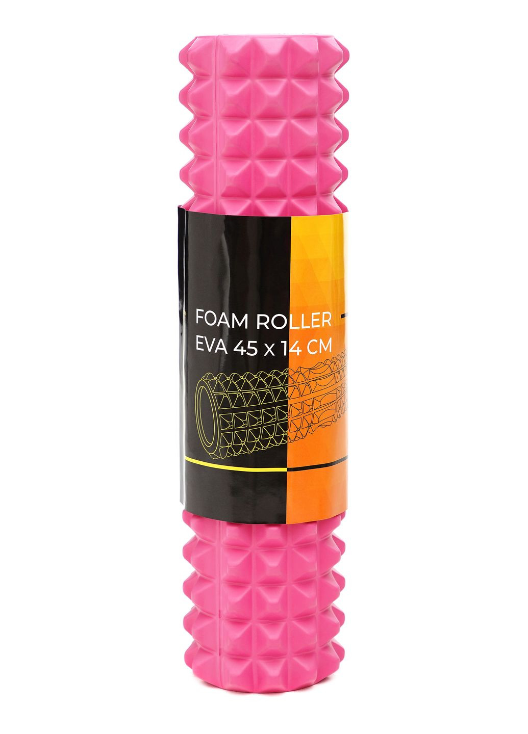 Масажний ролик EVA 45 x 14 см (валик, роллер) XR-0332 Pink Cornix (304252781)