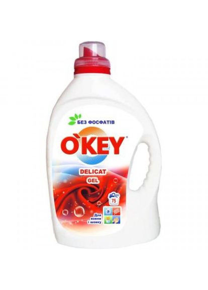 Засіб для прання O'Key delicat 3 л (268143588)