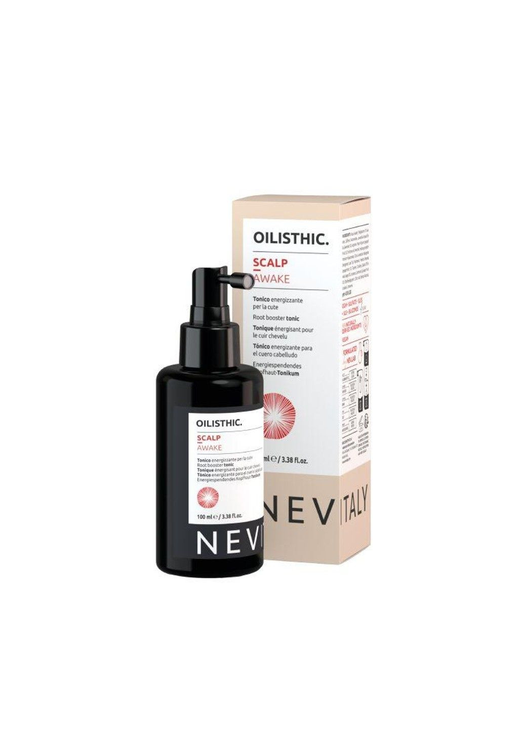 Наполняющий увлажняющий тоник Oilisthic Energy Scalp Awake Root Booster Tonic 100 мл NEVITALY (331144964)