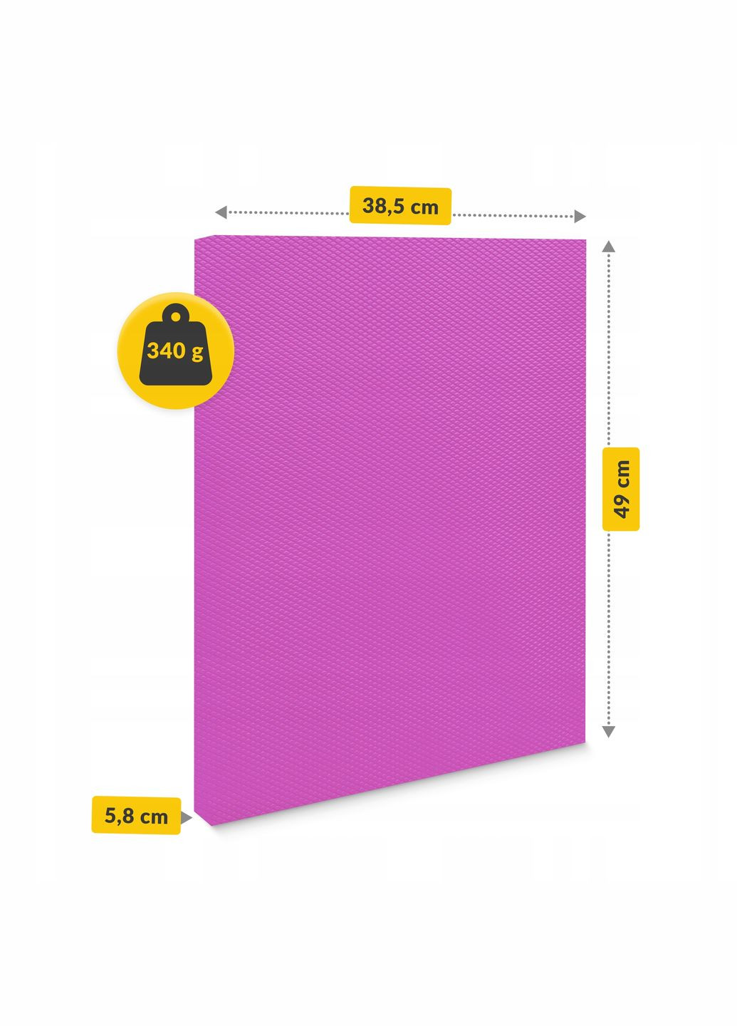 Балансировочная подушка Balance Pad 49 x 38.5 x 5.8 см Pink () 4FIZJO P-5907739318640 (346532214)