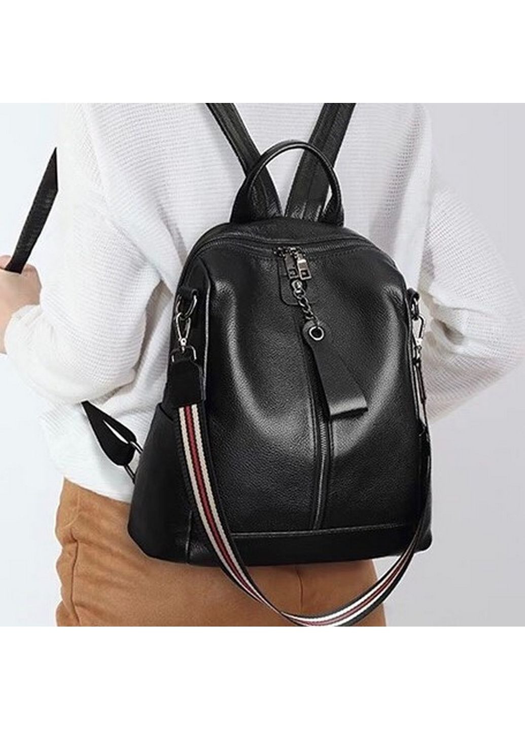 Кожаный женский рюкзак Tiding Bag (288184994)