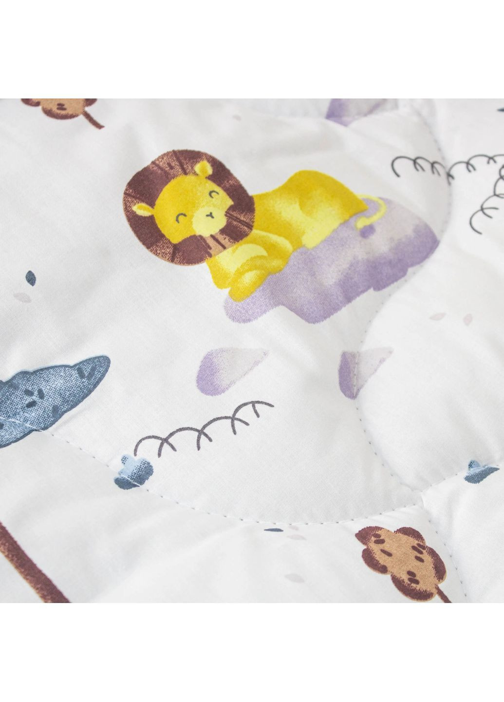 Дитяча ковдра 105*140 см, 250 гр/м2 гіпоалергенна LITTLE FRIENDS Happy Forest Білий (29890105140) ТЕП (368157368)