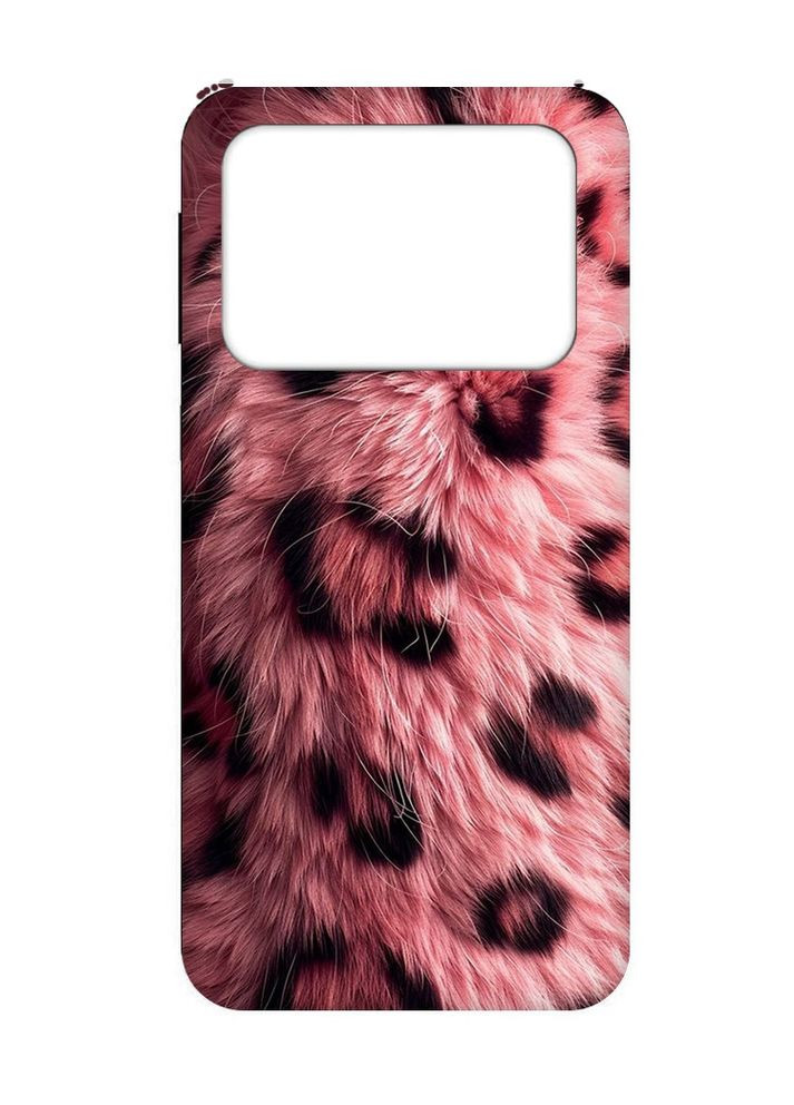 Матовий чохол з чорними боками на Xiaomi Poco X4 Pro 5G Рожеве хутро (принт 397) Creative (355407502)