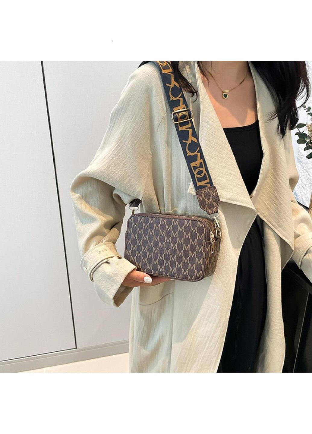 Женская сумка кроссбоди через плечо из экокожи на молнии RoyalBag P2-7057 (332214206)