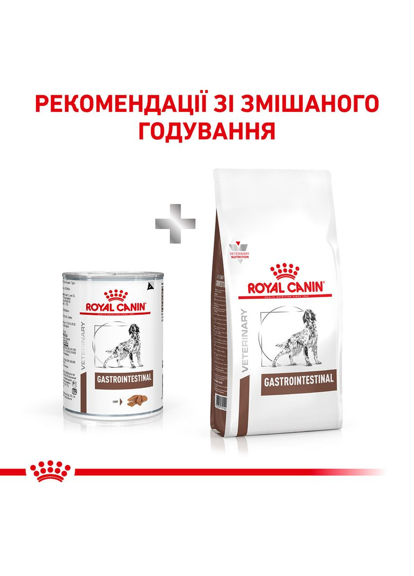 Влажный корм для взрослыx собак Gastro Intestinal Dog Cans 0.4 кг (9003579309445) (40380041) Royal Canin (279572754)