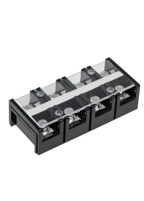 Колодка клемна TC-1504, 4-полюсна гвинтова клемна колодка для проводів No Brand (401198743)