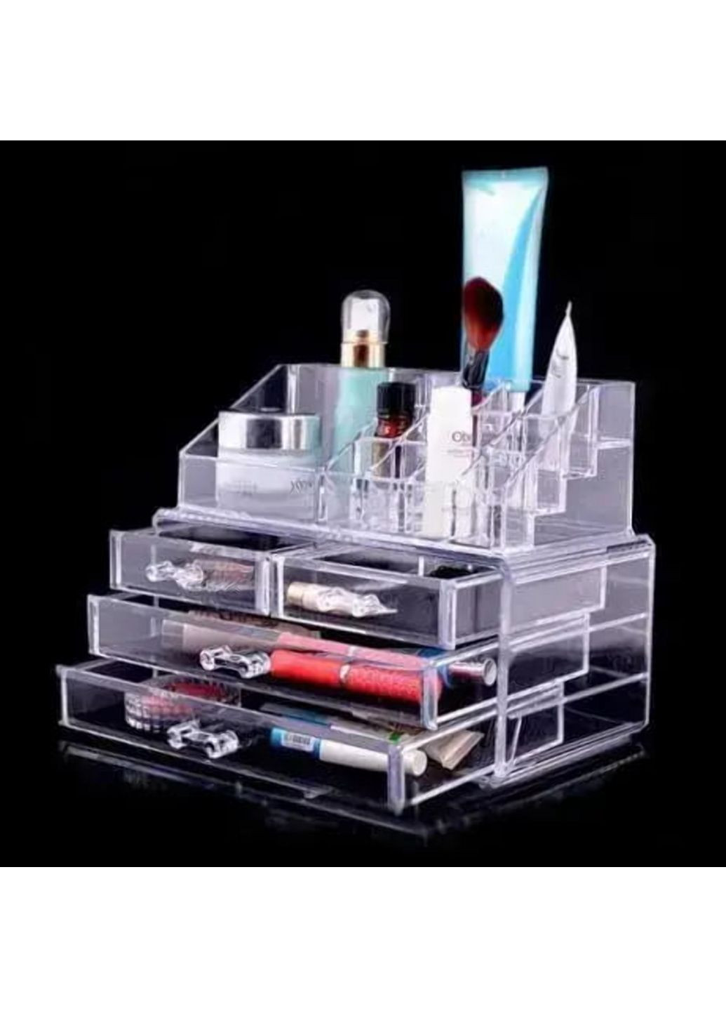Настольный акриловый органайзер для косметики Бокс органайзер для косметики More Cosmetic Storage Box (315833044)