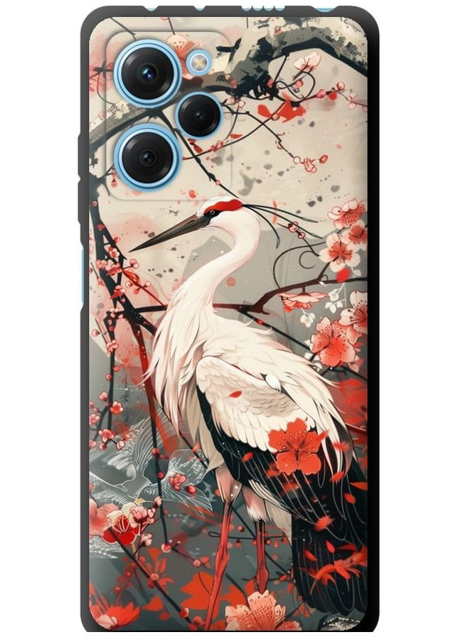 TPU чохол 'Лелека у цвіту сакури' для Endorphone Xiaomi Poco X5 Pro 5G (291420763)