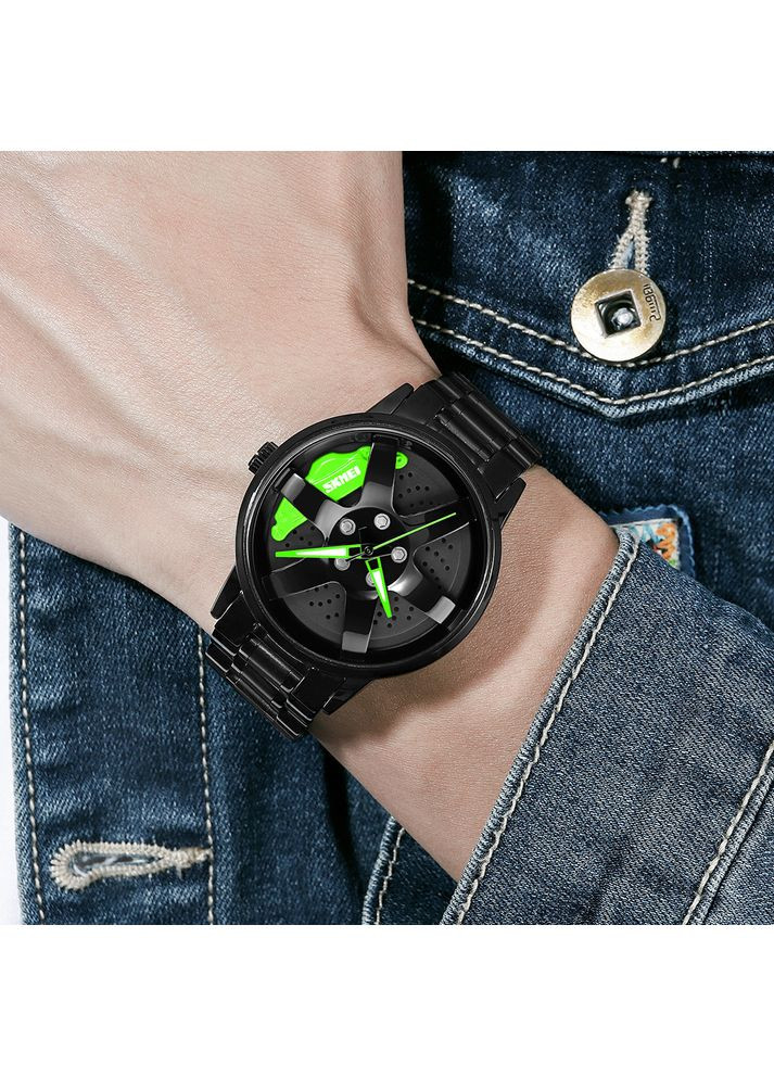 Годинник 1824GN Зелений чоловічий кварцовий стрілочний для повсякденного використання стильний годинник ProDobro (367266697)