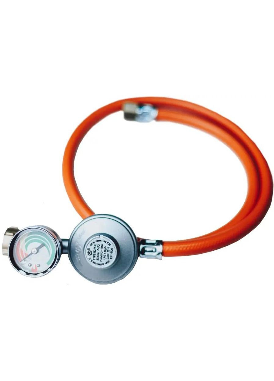 Редуктор Grilli і шланг для газового гриля з датчиком остатка газу No Brand (316435477)