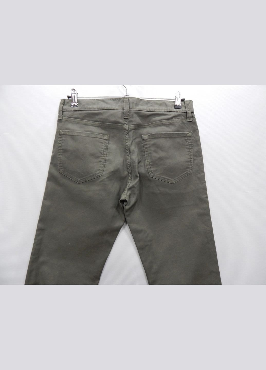 Хаки демисезонные джинсы мужские зауженные jeans оригинал (33х31) 095dgm (только в указанном размере, только 1 шт) Uniqlo