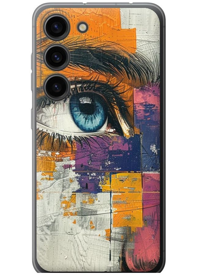 Силіконовий чохол 'Кольорова фреска' для Endorphone Samsung Galaxy S23 (285116927)