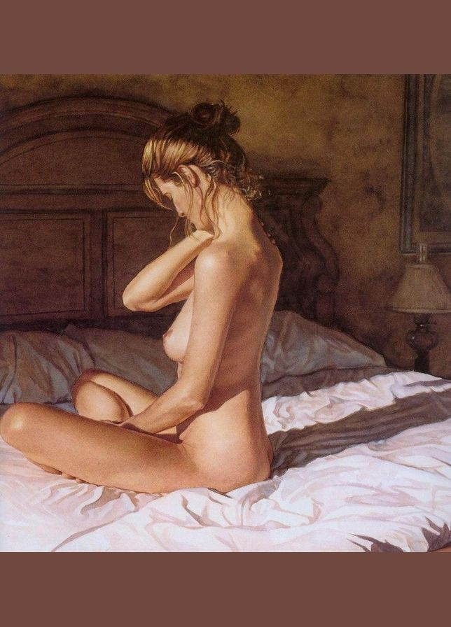 Картина за номерами Краса жіночого тіла Картини на полотні ню 40х50 Розмальовка для дорослих GX44845 Rainbow Art (308989142)