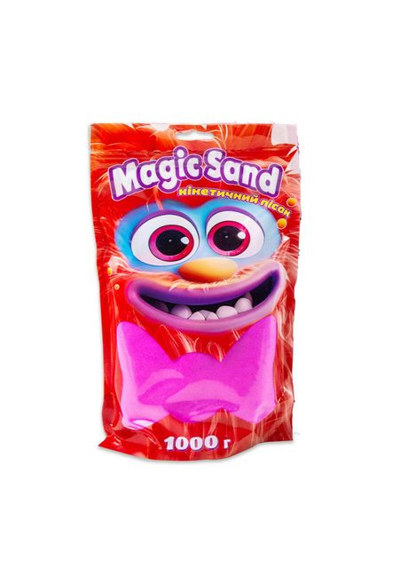 Кінетичний пісок Magic sand рожевий 1 кілограм (39404-8) Strateg (370258448)