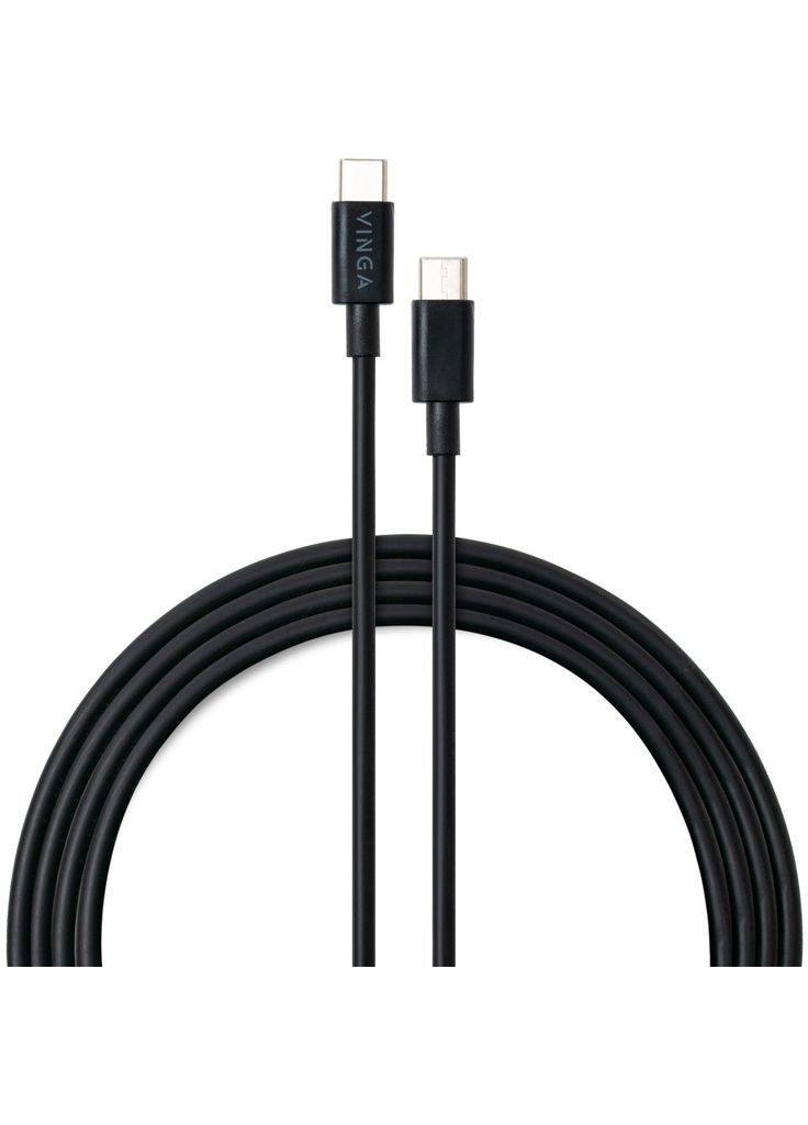 Дата USB-C кабель USB-C 1.0m 60W PVC (m448252) Vinga USB-C to USB-C 1.0m 60W PVC (367068794)