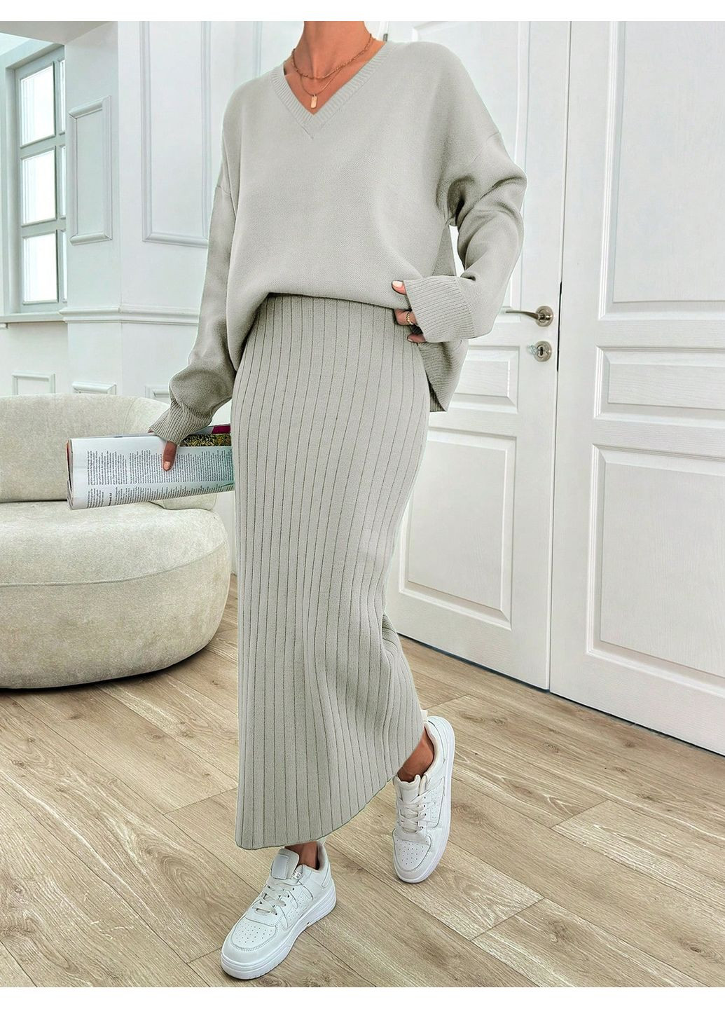 Комплект (Светр, спідниця) SHEIN (355336912)