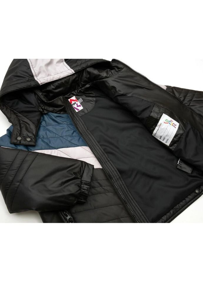 Комбінована демісезонна куртка демісезонна (sicmy-m416a_91-116b-black) Snowimage