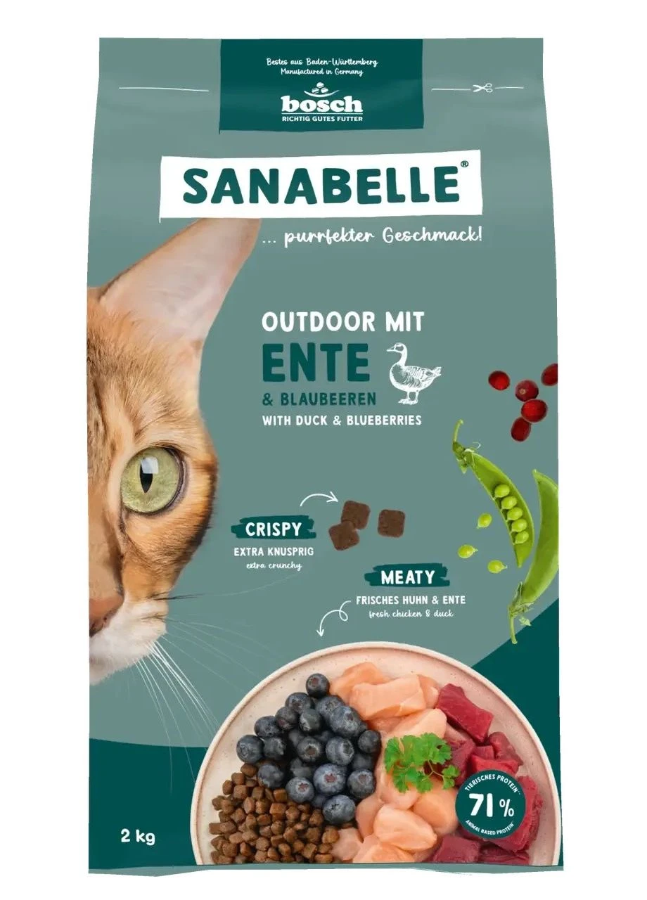 Сухий корм для котів Бош Санабель Аутдор (2 кг), Sanabelle Outdoor (2 кг) Bosch (392478266)