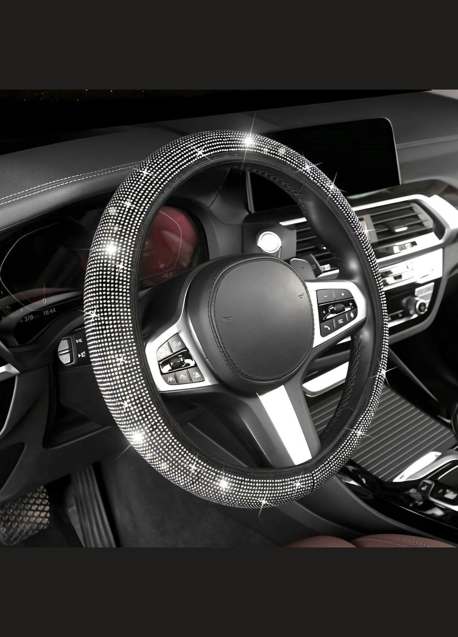 Чохол на кермо зі стразами М 3739 см Обплетення CHI (302000588)