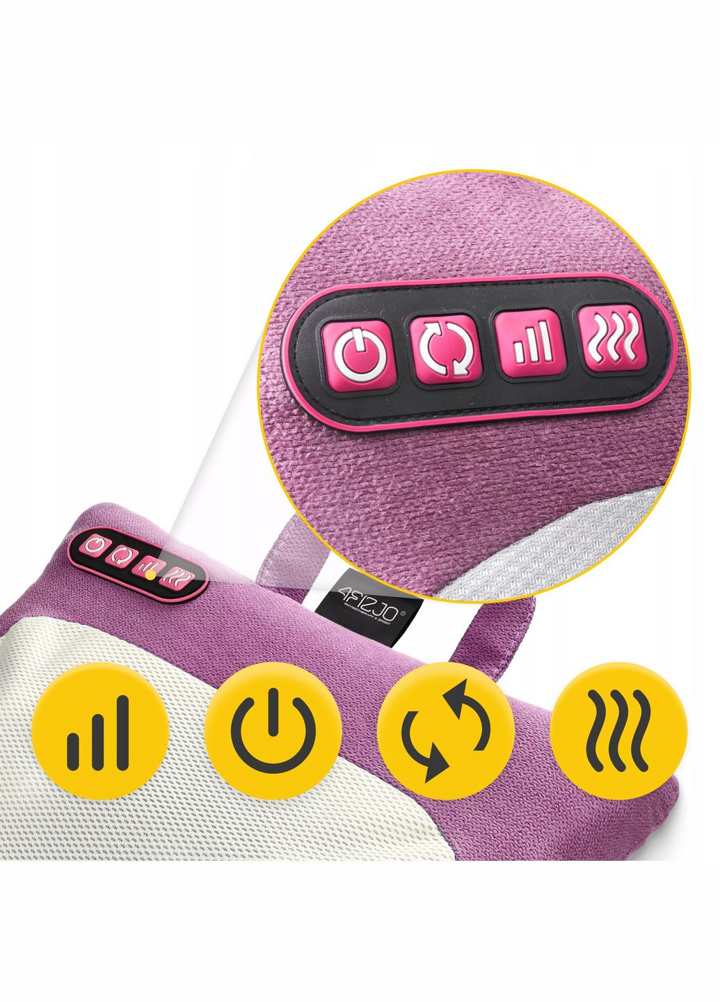 Подушка-массажер Shiatsu Lite Violet () 4FIZJO P-5905973404129 (340458975)