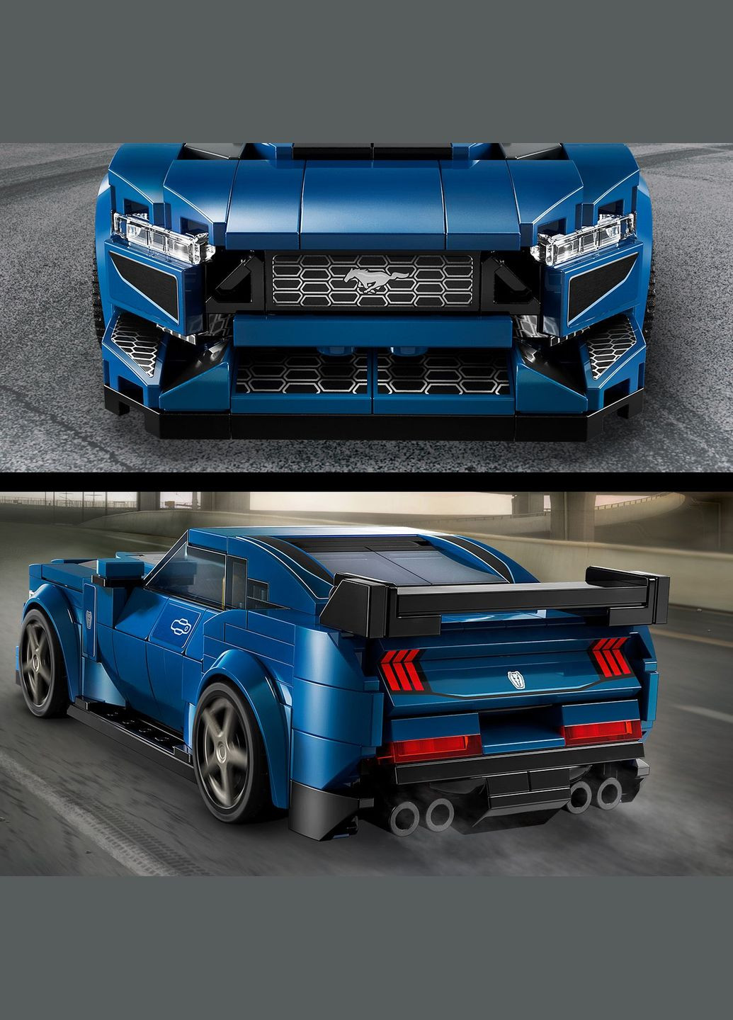 Конструктор Speed Champions Спортивний автомобіль Ford Mustang Dark Horse 344 деталі (76920) Lego (339781455)