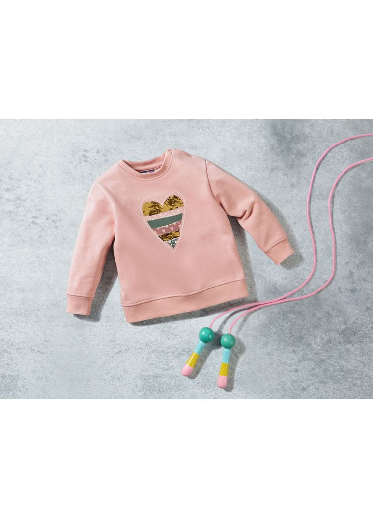 Кофта (свитшот) для девочки, утепленная Lupilu (362315725)