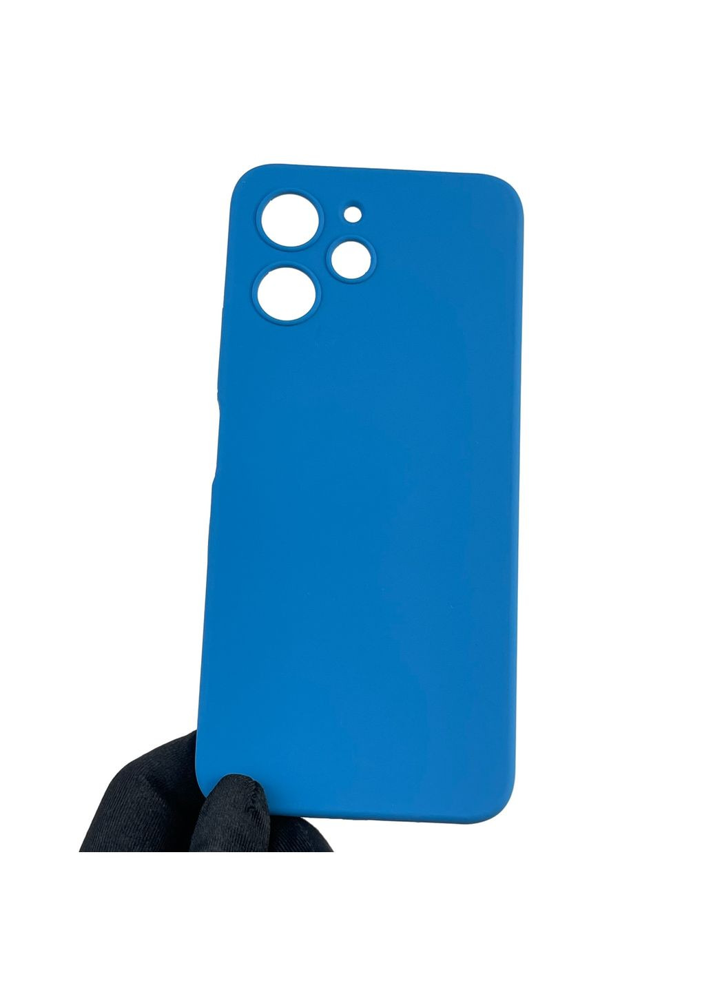 Чохол для Redmi 12 4G силіконовий з мікрофіброю нековзний на сяомі редмі 12 4г синій Xiaomi (366390523)