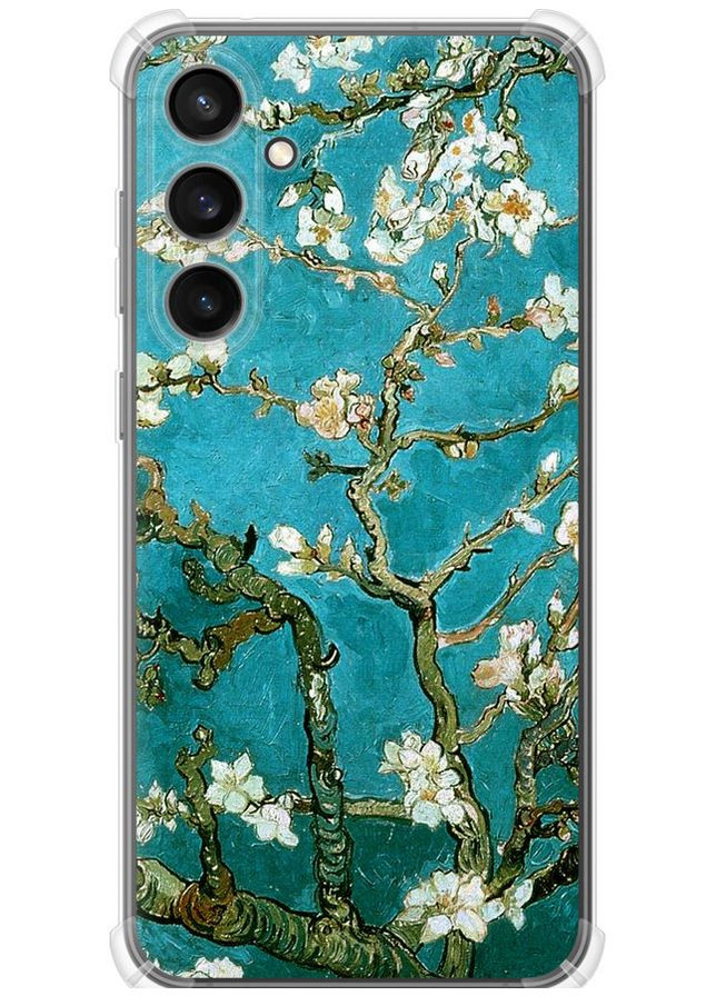 Силіконовий протиударний с посиленими кутами чохол 'Вінсент Ван Гог. Сакура' для Endorphone Samsung Galaxy S23 FE (325487609)