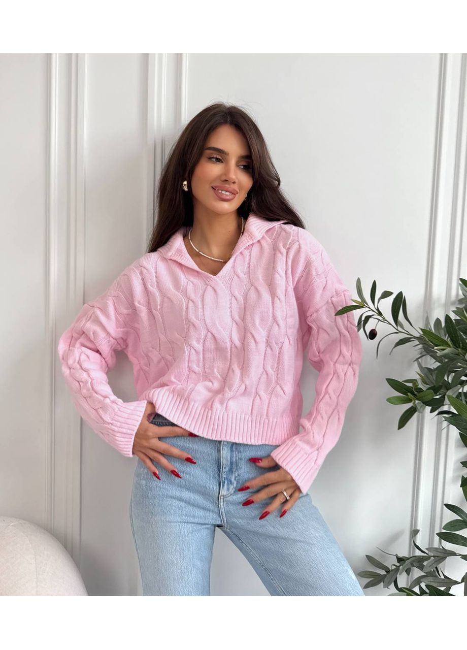 Рожевий жіночий светр туреччина Osoblyva