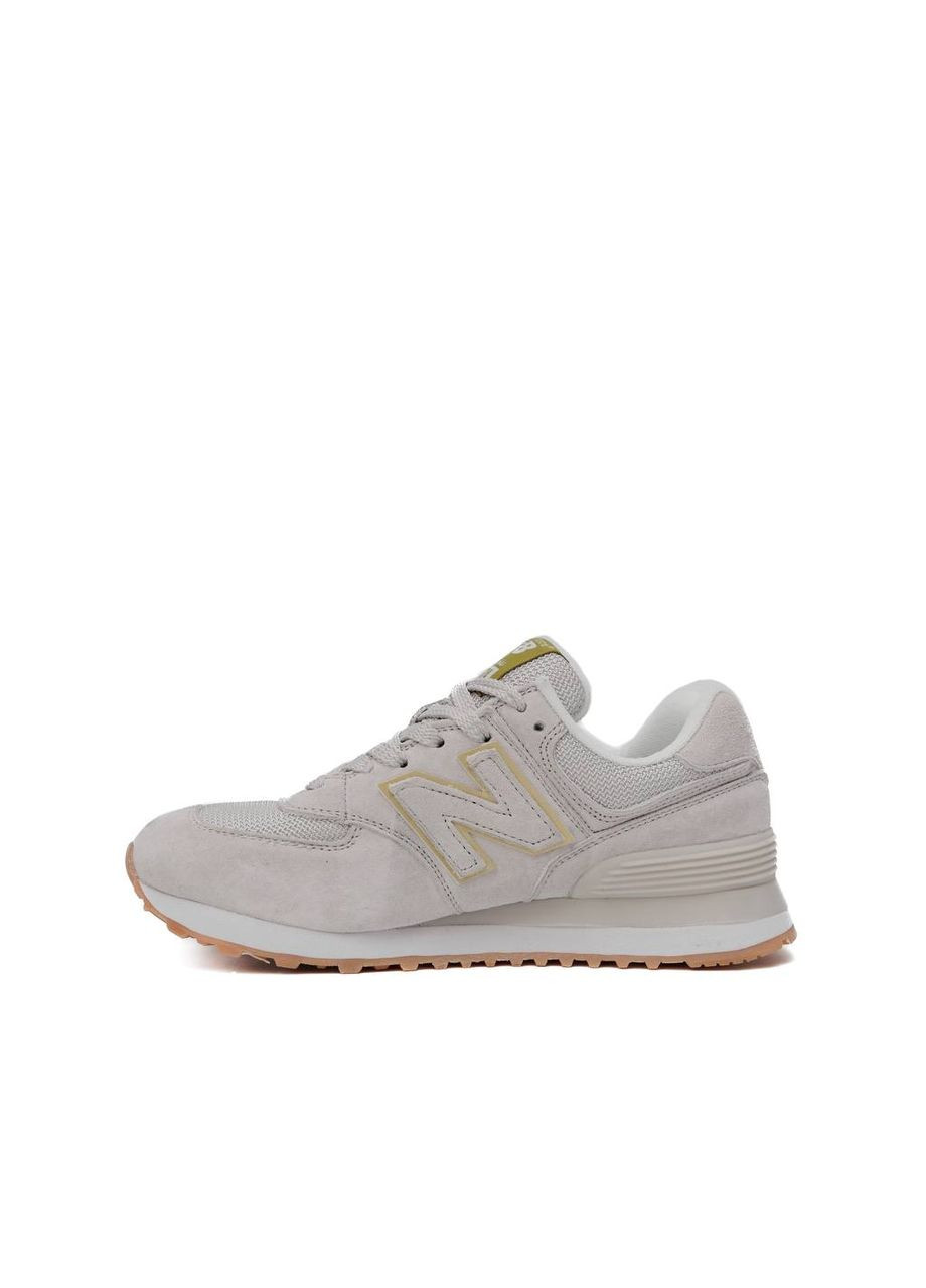 Кросівки жіночі New Balance No Brand 574 Grey Gold ND сірі демісезони (322295277)