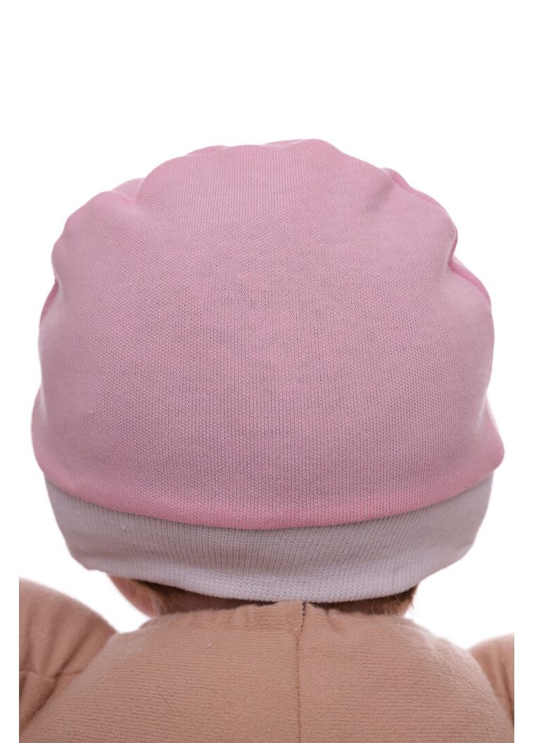 Шапка для девочки интерлок классика розовая 0м+ (52007) BABYKROHA (315748235)