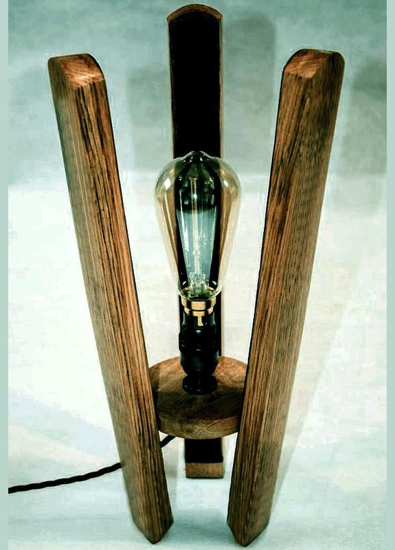 Светильник настольный из дерева Ридения мускат (НСС-008807) No Brand (328414520)