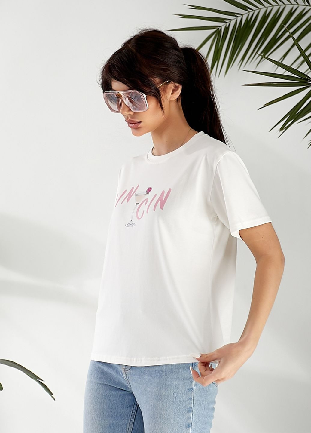 Футболка женская оверсайз с принтом No Brand - (329651483)