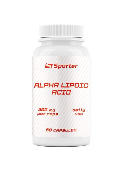Альфа-липоевая кислота Alpha Lipolic Acid 60 капсул Sporter (303701110)