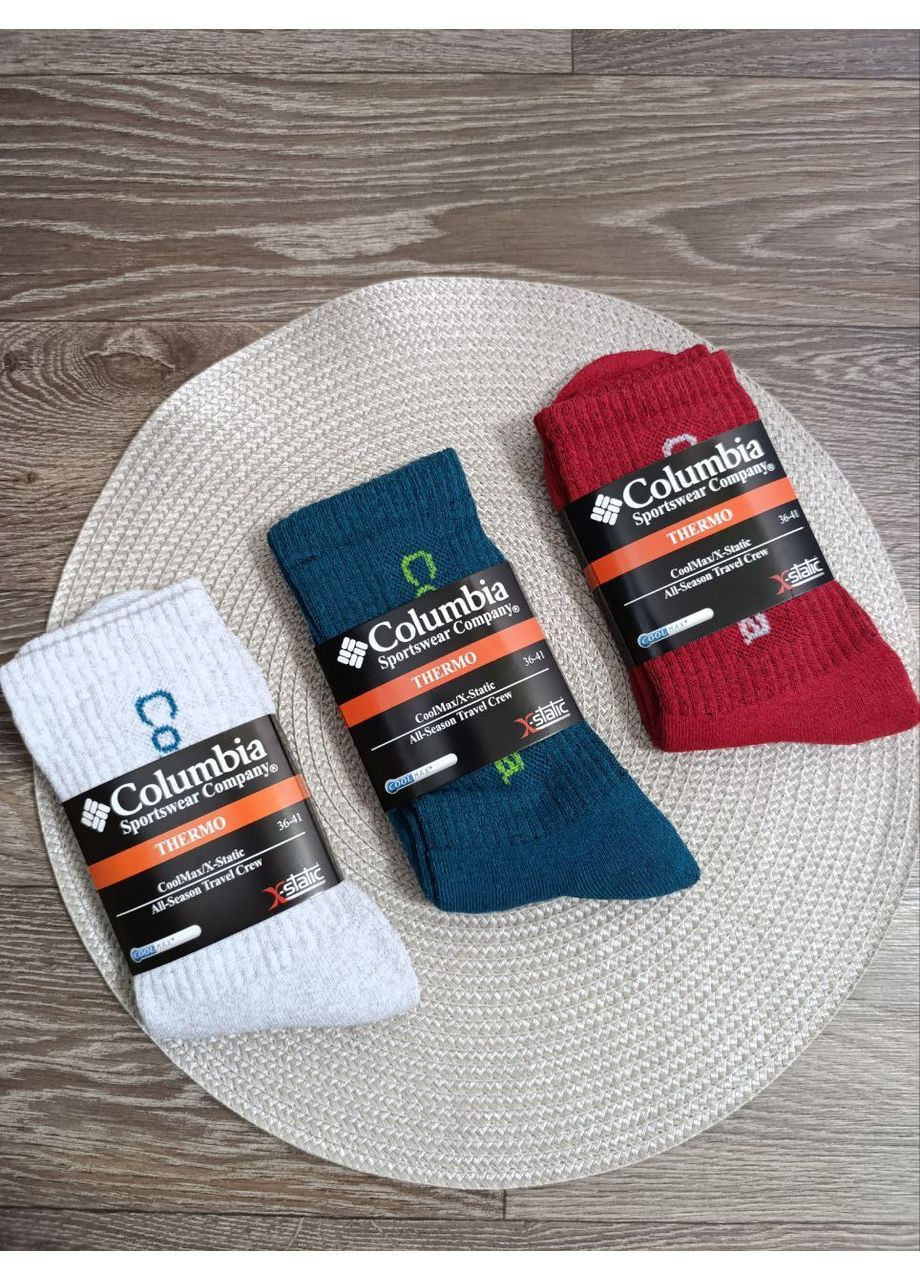 Зелені шкарпетки жіночі махрова стопа, зима, високі xl виробництво – сша, розмір – 36-41 логотипи (365711181)