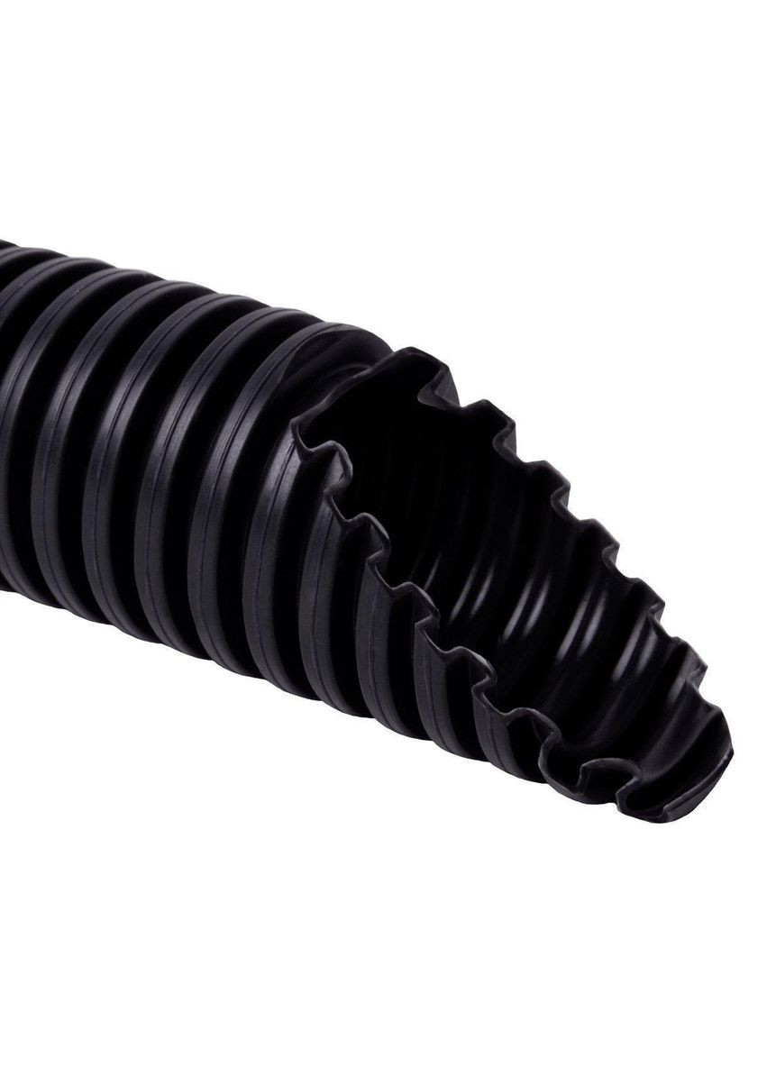 Труба гофрированная D16 мм ПЭ устойчивая к УФ -излучению с протяжкой 2316/LPE-1_F50DU Kopos (340535232)