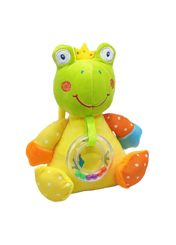 Погремушка мягкая игрушка C20560 с музыкальным механизмом Лягушка Bambi (302386608)
